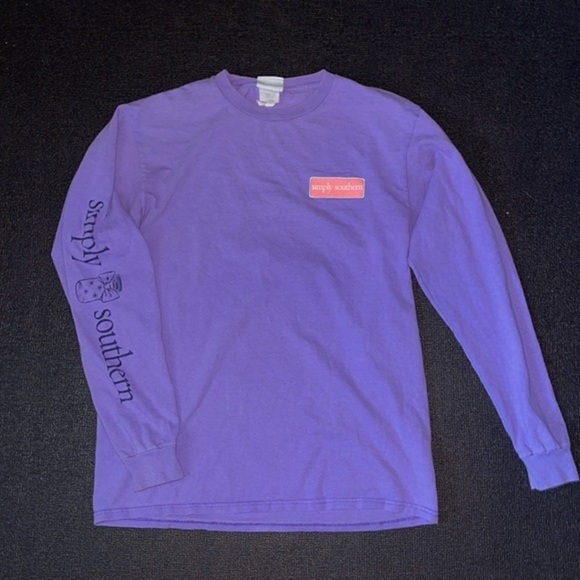Simply Southern Preppy Collection Long Sleeve Tee - Picture 4 of 4